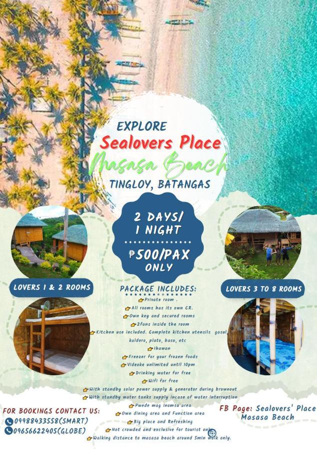 Sealovers' Place Masasa Beach Batangas Eksteriør bilde
